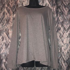 Grey Long Sleeve Top